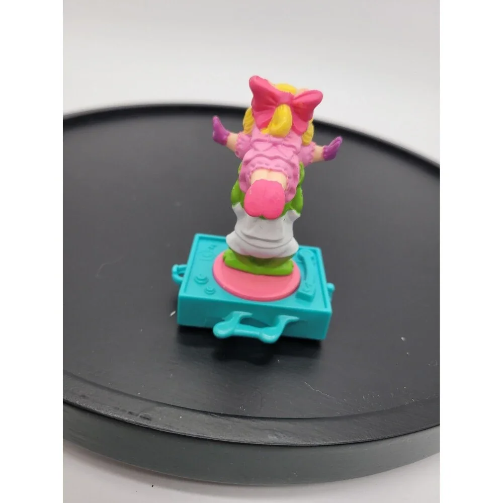 Henson 1994 Sesame Street Muppets Kermit Miss Piggy Push Toy Moving Characters